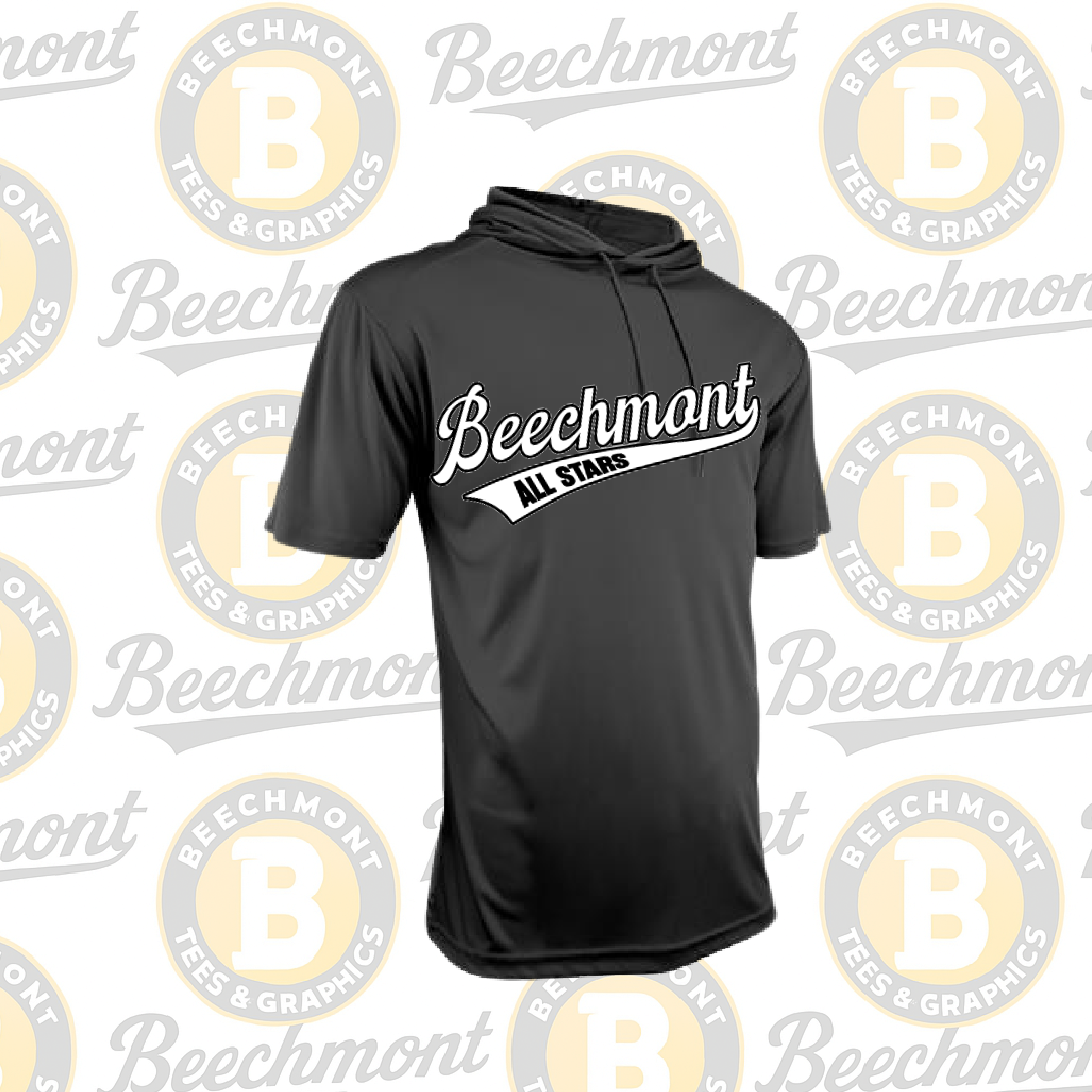 Coaches Style Short Sleeve DriFit Hoodie