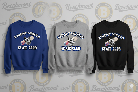 Knight Middle Skate Club Sweatshirt