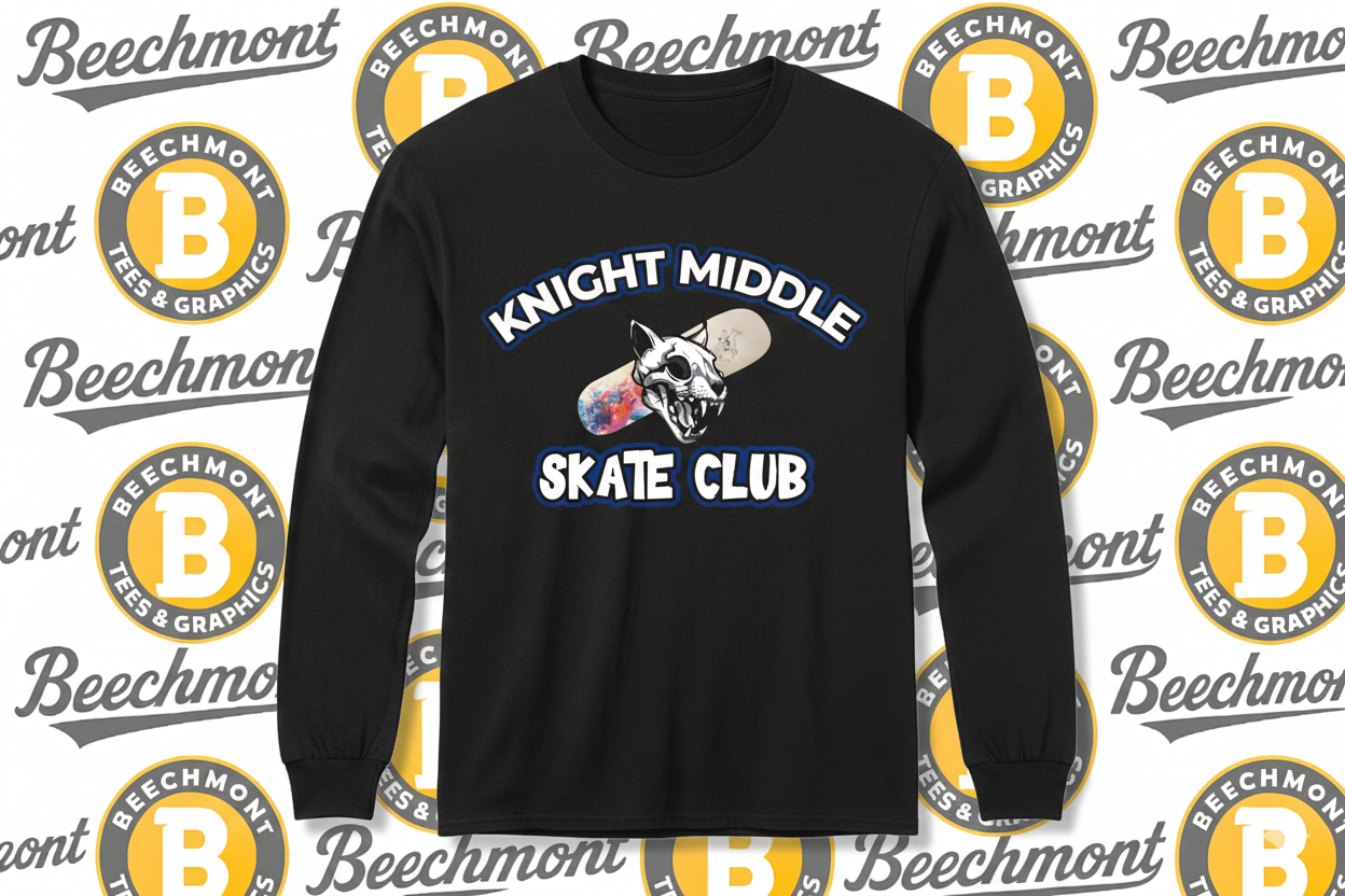 Knight Middle Skate Club Tee Shirts
